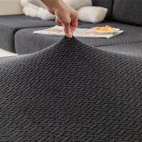 Funda De Sofá Universal Elástica Para Todas Las Sillas De Salón Fácil De Limpiar Y Duradera Cuatro Estaciones Poliéster Jacquard Máquina De Lavar - details 2