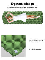 Colchón Inflable Para Camping Matrícula De Viaje Con Bomba De Inflado Integrada Material De Nylon TPU Tapete De Picnic Para Acampar En Tienda De Campaña - details 0