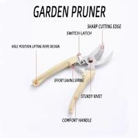 Tijeras De Acero Inoxidable Para Cortar Flores Y Ramas De Jardín Uso Doméstico Y Enraizamiento De Frutas Y Árboles - details 0