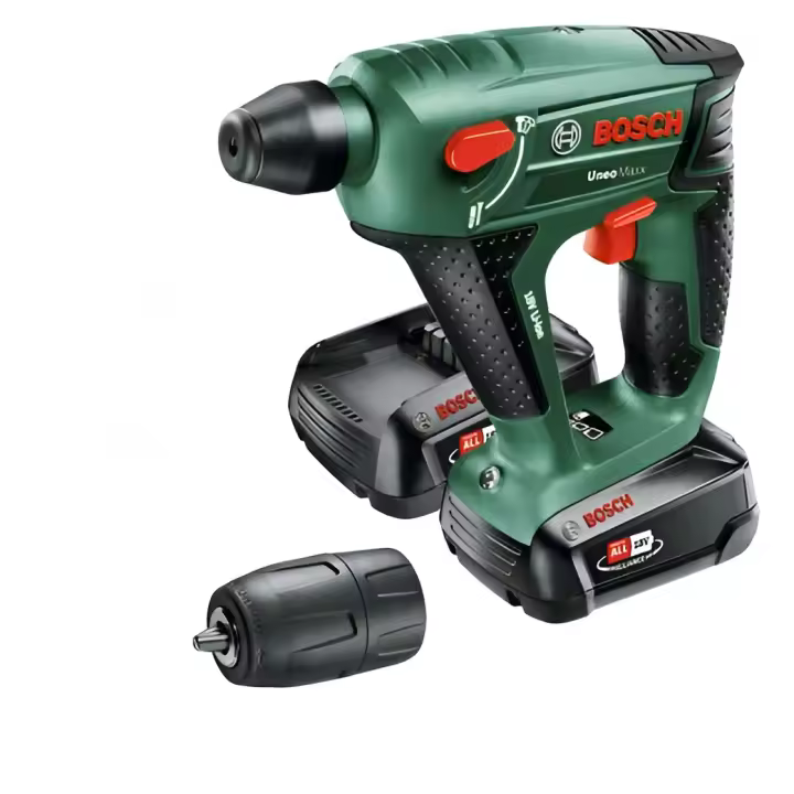 Bosch Uneomaxx - Martillo Perforador a Batería 18V Sds-quick - Perforación Fácil en Hormigón - 1