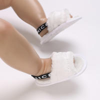Sandalias Clásicas Para Bebés De Mujer Suaves Y Transpirables Zapatos De Piel De Conejo Con Cordones Cierre Elástico Estilo Princesa - details 9