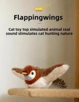 Juguete Interactivo Para Gatos Con Control Remoto Pájaro Saltarín Eléctrico Movimientos Realistas Accesorio De Juego Engañoso Para Mascotas - details 3