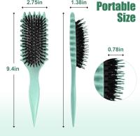 pillo pelo Para Rizos Perfectos, Rizo, pillo para definir rizos, Cabello PARA EL Cabello con rdas de Jabalí, Peinar para desenredar, dar forma y definir, dar forma y definir rizos para mujeres y niñas,pillo desenredante anti tirones - details 4