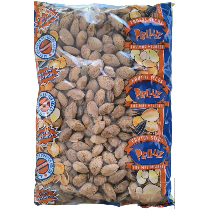 Almendra con Cascara 1 Kg - almendra sin sal - pelluz - 1