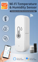 Sensor De Temperatura Y Humedad WiFi Tuya Compatible Con Alexa Y Google Home Monitoreo Inteligente De Hogar Sin Requerir Hub - details 0