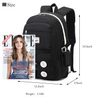 Mochilas escolares para adolescentes, mochilas para computadora portátil de 15,6 pulgadas, lindas mochilas universitarias, mochilas casuales antirrobo para mujeres - details 0