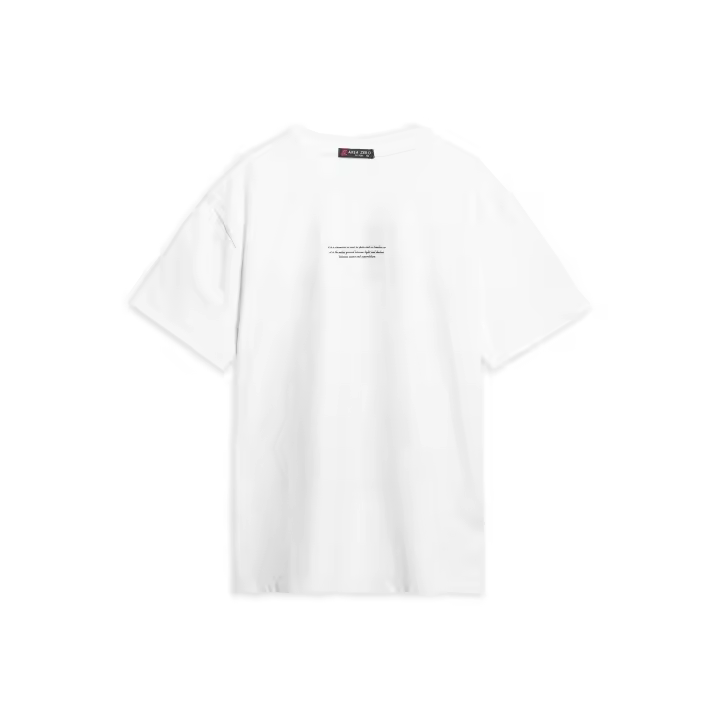 Camiseta Area Zero Blanca Timeless Bear Oversized Tee - 1