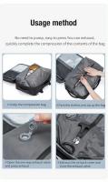 Mochila de Airbag expandible para hombre, de 16 pulgadas bolsa impermeable para ordenador portátil, bolsa de negocios, almacenamiento de compresión al vacío, mochila de viaje, bolsa de equipaje - detalles 2