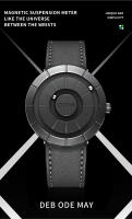 Reloj De Cuarzo Para Hombre DOM 1753 Diseño Creativo Resistente Al Agua Con Correa De Cuero Malla De Acero Inoxidable Estilo Formal - details 4
