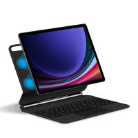 Teclado Mágico HUWEI Para Tableta Samsung Galaxy Tab S9 FE plus S7 FE S8 12.4'' Funda Inteligente Con Teclado Portugués Español Coreano Compatible Con Modelos S7 S8 S9 - details 12