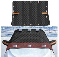 Magnetic winter car window snow cover, large size, windshield, antifreeze, windshield cover, glass sunshade - details 2