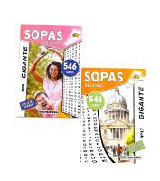 Paquete de 2 Libros de Sopas de Letras con Letra Grande, 1092 Ejercicios, Blanco y Negro Distripubli - details 5