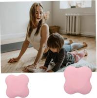 Almohadas para Yoga, Juego de 2 Rodilleras para Yoga, Esterilla de Yoga Antideslizante Yoga, Esterilla de Yoga, Pilates, Estiramiento de Yoga, Protege Las Rodillas, Las articulaciones del Codo, 20x20 cm - details 2