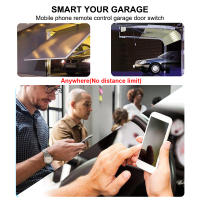 Interruptor Inteligente De Puerta De Garage Con WiFi Controla Tu Puerta De Garage Y Portón Sliding Con Alexa Google Home SmartLife Tuya APP Remote Control - details 1