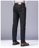 Nuevos 2024 Pantalones De Jean Elásticos Clásicos Para Hombre En Negro Y Azul Estilo Casual Slim Brand Denim Trajes De Negocios - details 13
