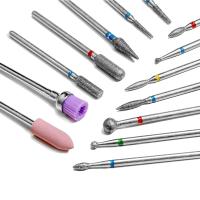 Juego De 14 Piezas De Brocas Para Uñas Con Diamante Accesorios De Manicura Para Pintura De Uñas De Gel Y Arte De Uñas Herramienta De Grabado De Uñas - details 2