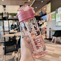 Botella Deportiva De 800ML Con Tapa Y Pajita a Prueba De Fugas Ecológica Para Exteriores Sin BPA Reutilizable Lavable - details 10