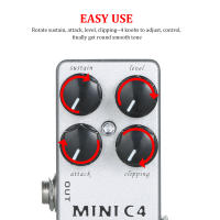Pedal De Efectos Para Guitarra MOSKYAudio MINI C4 Compressor Con Bypass Verdadero Enlace Directo Para Música Y Audio - details 10