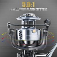 Carrete De Pesca Giratorio Sougayilang Resistente a La Corrosión Con Bobina De Aluminio Ratio De Engranajes 5.0:1 Para Nueva Experiencia De Pesca - details 5