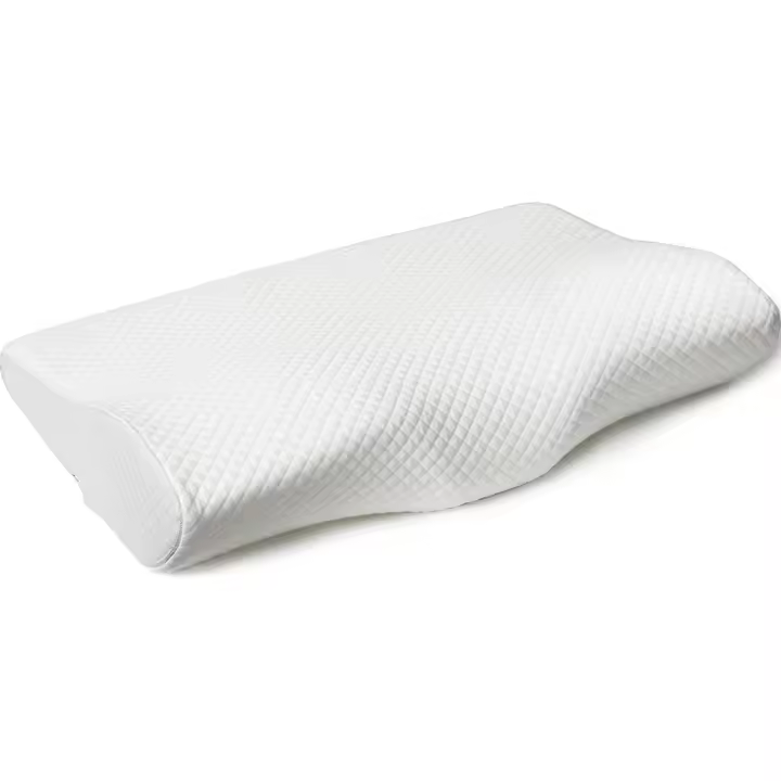 STARLEY-Almohada Cervical Antirronquidos, Viscoelastica, 60x35x10, Memory Foam, con  Funda de Algodón, Hipoalergénica - 1