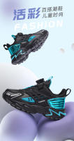 Zapatos Deportivos Casuales Para Niños Transpirables Primavera Otoño Moda Juvenil Zapatillas Con Cordones Y Hebilla Material Superior De Cuero Suela EVA - details 1