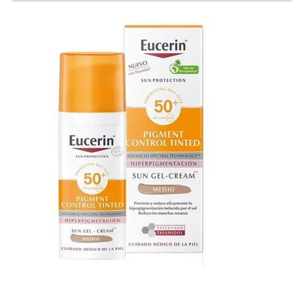 EUCERIN PIGMENT CONTROL TINTED MEDIO 50 SPF, 50 ML - 1