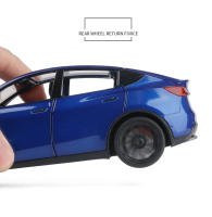 Modelo De Coche Tesla Model Y Model 3 Model S De 1:24 En Aleación Con Sonido Y Luz Juguete Coleccionable Para Niños Regalo De Cumpleaños - details 7