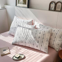 Juego de Funda Nórdica 4 Piezas-Ropa de Cama Algodón Lavado con Jacquard Elegante-Tacto Extra Suave, Varios Tamaño Disponible - details 3