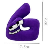 Muñecos De Peluche Alfabeto Anime Kawaii 26 Letras Inglesas Juguetes Educativos Para Niños Muñeco De Peluche Montessori Regalos Para Niños - details 6