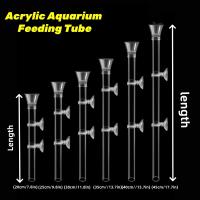 Juego De Alimentador De Acuario Transparente Y Duradero Para Peces Y Langostas Con Tubo Y Plato De Alimentación - details 3