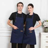 Nueva Moda Del Delantal De Cocina Para Hombres Chef Barbacoas Bares Cafeterías Belleza Y Estudio De Uñas Impermeable Y Anti Manchas - details 4