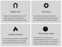 Reloj Automático Para Hombre Dwayne Campbell Clásico Acero Inoxidable Impermeable Cristal De Zafiro Luminoso Regalo Mejor Para Hombres - details 8