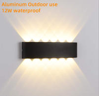 Lámpara De Pared LED Moderna Para Interior Y Exterior Luz Blanca Versátil Para Sala De Estar Corredor Dormitorio Decoración - details 8