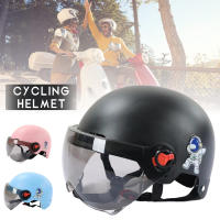 Casco De Motocicleta Para Hombres Y Mujeres Seguridad Anti-UV Con Gafas Adecuado Para Bicicletas Scooters Y Coches Eléctricos Estilo Medio Peso Ligero Material ABS+PC - details 5