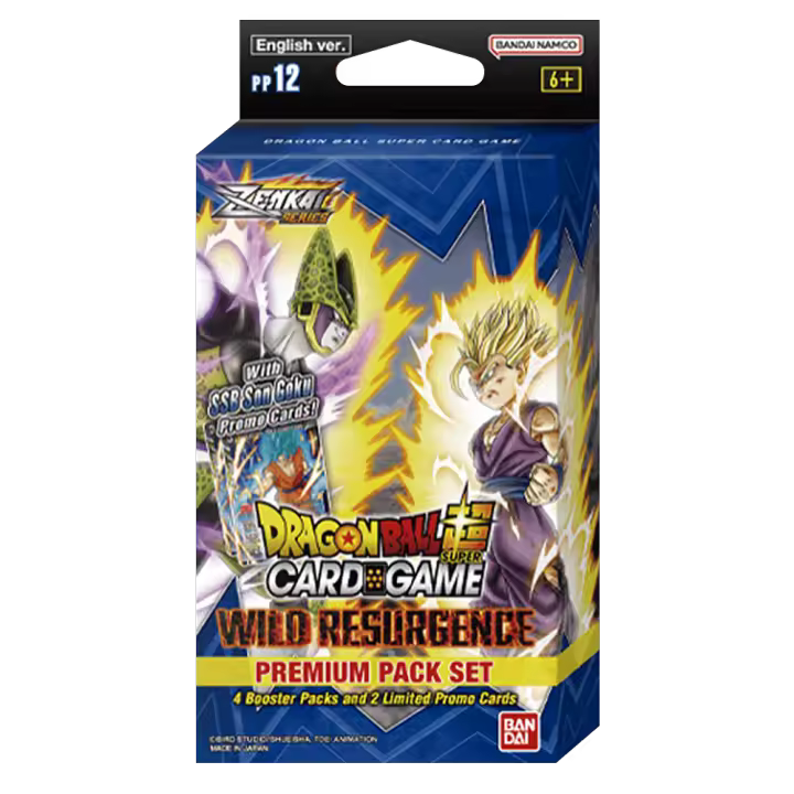 DB - PP12 - Premium Pack Wild Resurgence - Inglés - Cartas Dragon Ball Originales Tcg Jcc - 1