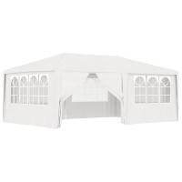 vidaXL Carpa Profesional para Fiestas con Paredes 4x6m Tienda Campamento Color Azul,  Blanco,  Antracita y mas - details 1