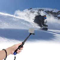Palo Telescópico Portátil De Aluminio 48cm Para Selfie Compatible Con GoPro Hero 12 11 10 9 8 6 OSMO Acción Xiaoyi SJCAM Eke - details 5