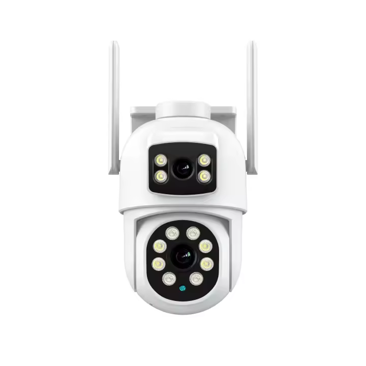 Cámara De Seguridad IP Inalámbrica 4K 8MP HD Con Lente Doble Y WiFi PTZ Cámara Exterior De Vigilancia Automática iCsee Para Calle - 1