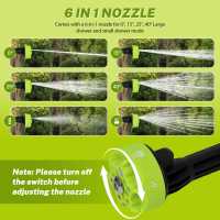 1200W sin escobillas lavadora de coches de alta presión, 120Bar rociador de pistola de agua, 6 en 1 multifuncional boquilla espuma inalámbrica para lavar autos, regar flores y limpiar el patio del jardín - details 1