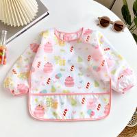 Bib De Bebé Suave Impermeable Con Mangas Largas Ajustable Para Comer Pintura Niño Y Niña Delantal De Mano Para Niños De 0 a 36 Meses - details 3