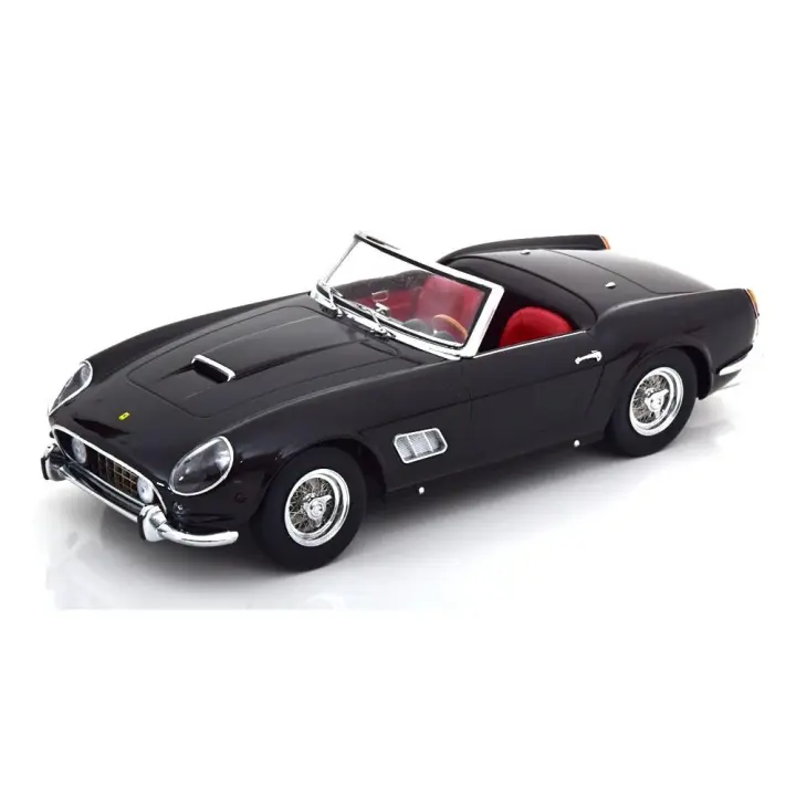 KK Escaleras 1/18 FERRARI 250 GT CALIFORNIA SPYDER NEGRA Y PLATA 1960 CON DEMOVABLE HARDTOP - KKDC181043 - 1