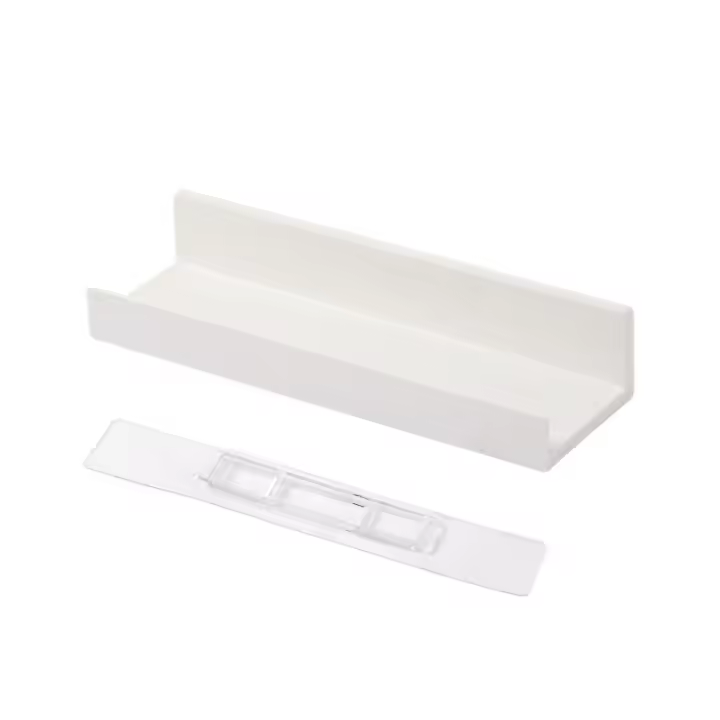 Organizador De Maquillaje Para Baño Ecológico Adhesivo Sin Perforar Estante De Ducha Montaje En Pared Plástico Largo - 1