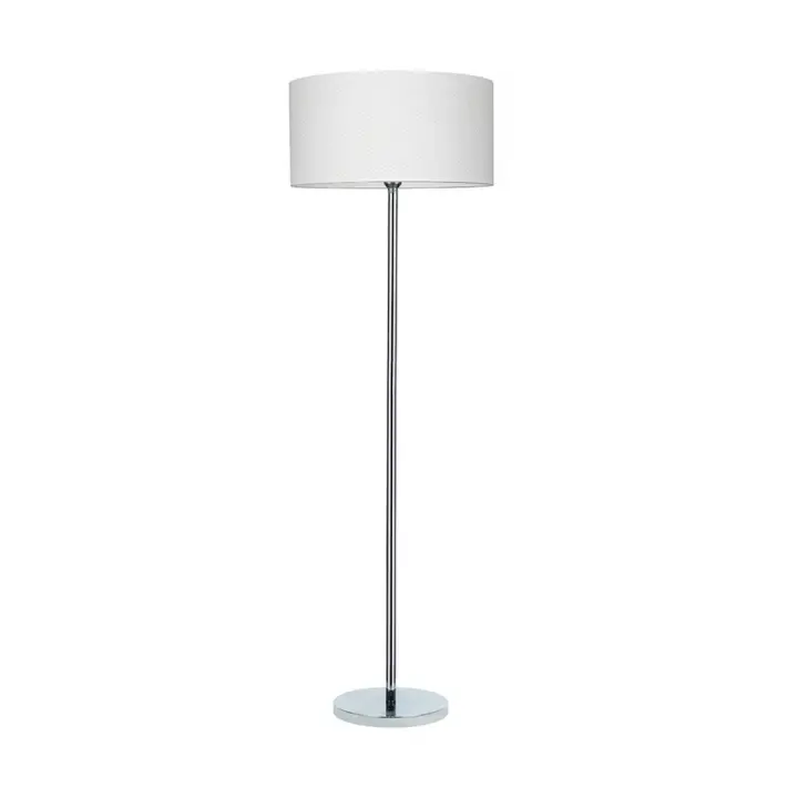Lámpara de Pie Schelda, Metal, Beige, 50x50x166 cm - 1