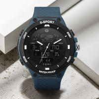 Reloj Deportivo Para Hombres TOMI Multi Funcional 30M Impermeable Reloj Electrónico De Exterior Estudiante Militar Con Alarma Y Calendario - details 4