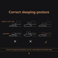 Almohada De Látex Con Masaje Para El Cuello Anti-Bacteriano Y Anti-Moho Protección De La Vertebra Cervical Para Un Sueño Eficiente - details 6