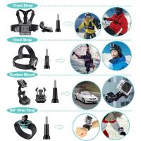Kit De Accesorios Para Cámara De Acción Compatible Con Gopro Hero 12 11 10 9 8 7 6 5 4 Max Mount Session YI 4K SJCAM EKEN Osmo AKASO APEMAN - details 12