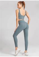 Leggings De Fitness Para Mujer Outdoor Elevación De Abdomen Pantalones De Yoga Elásticos Y Stretch En Color Nude - details 6