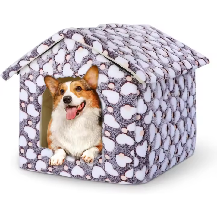 Nobleza - Casa para Perro Plegable con Cojín Extraíble - Brillante en la Oscuridad - Talla M - 1