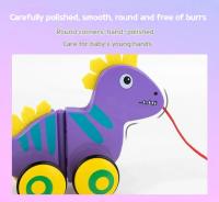 Juguete De Madera Para Bebés Y Niños Pequeños Divertido Croc O Perro Pulle along Tractor Aprendizaje Del Caminar Regalo Para Niños - details 21