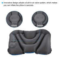 Cojín De Cintura Inflable Para Silla De Oficina Y Coche Almohada Lumbar Soporte De Espalda Recipiente De Viaje Rectangular Sin Estampado - details 2